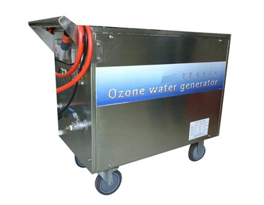 Ozone water disinfector (portable water vehicle)